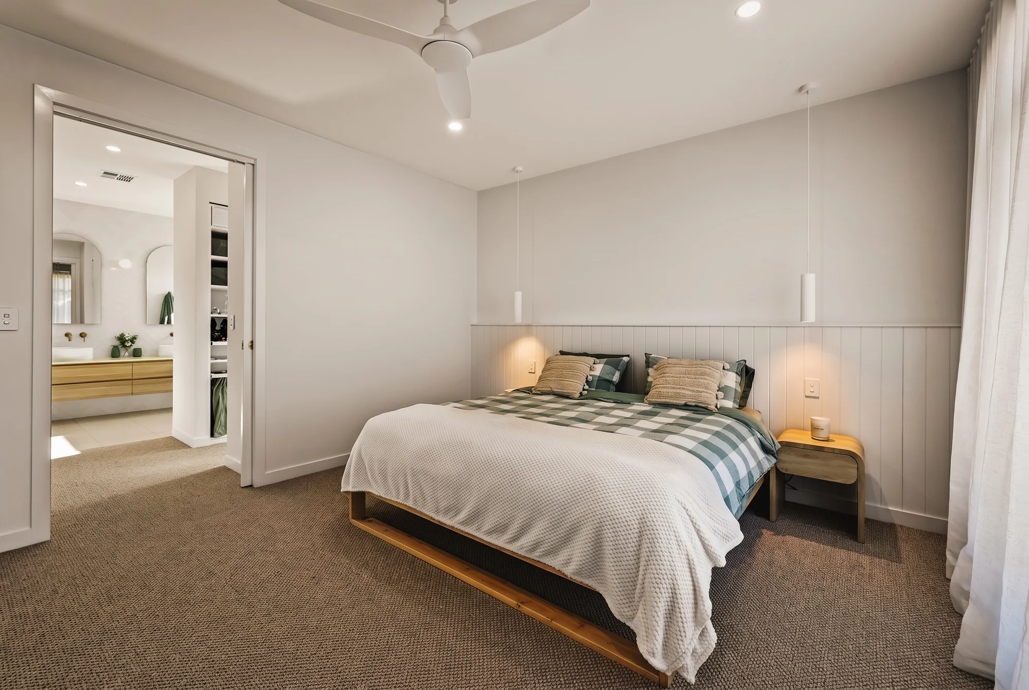Main bedroom looking through to the ensuite