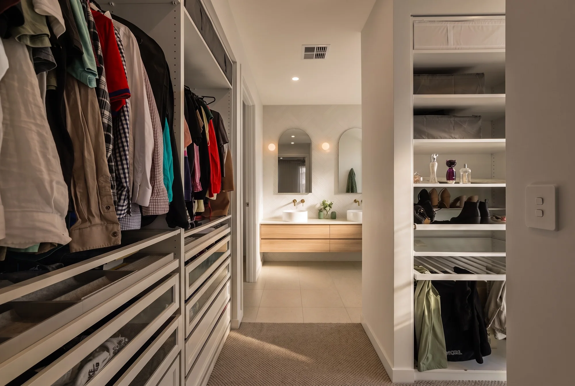 Walk-in robe through to the ensuite